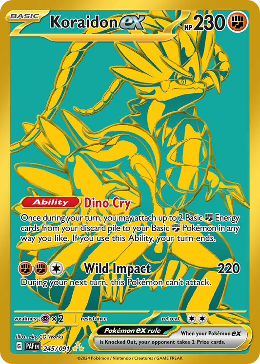 Koraidon ex - Paldean Fates - 245