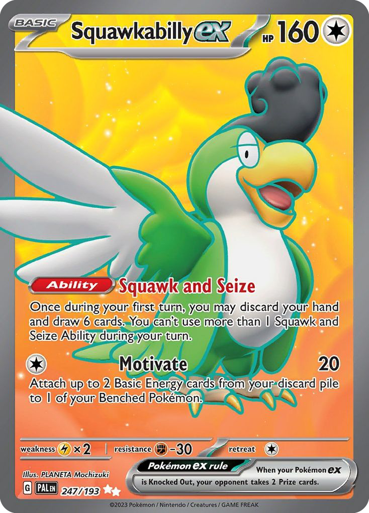 Squawkabilly ex - Paldea Evolved - 247