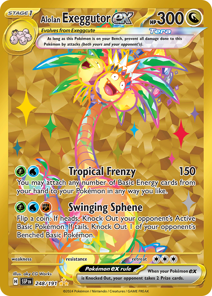 Alolan Exeggutor ex - Surging Sparks - 248