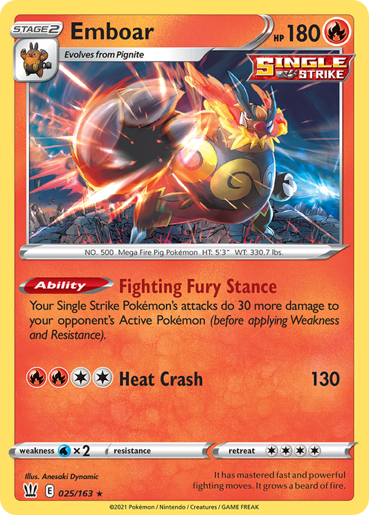Emboar - Battle Styles - 025