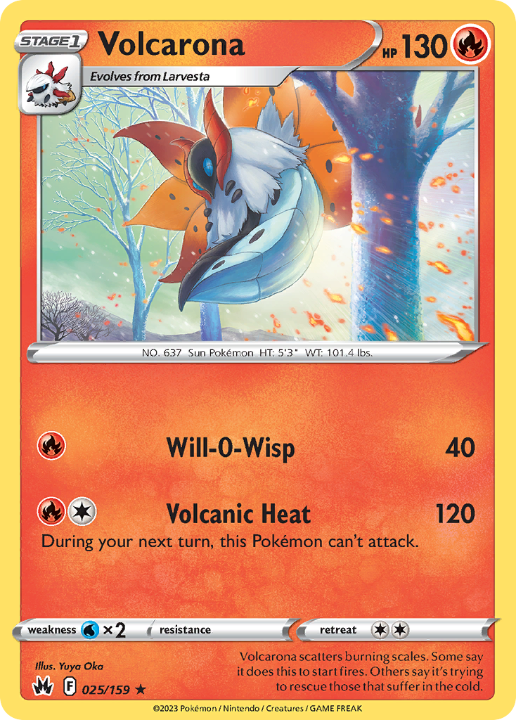 Volcarona - Crown Zenith - 025
