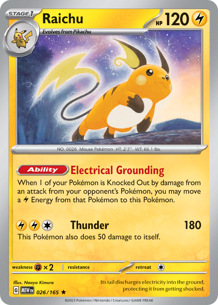 Raichu - 151 - 026