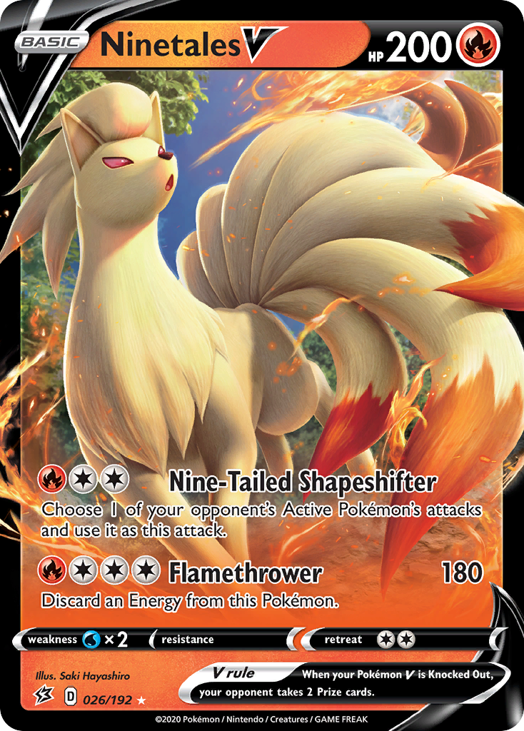 Ninetales V - Rebel Clash - 026