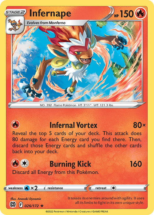 Infernape - Brilliant Stars - 026