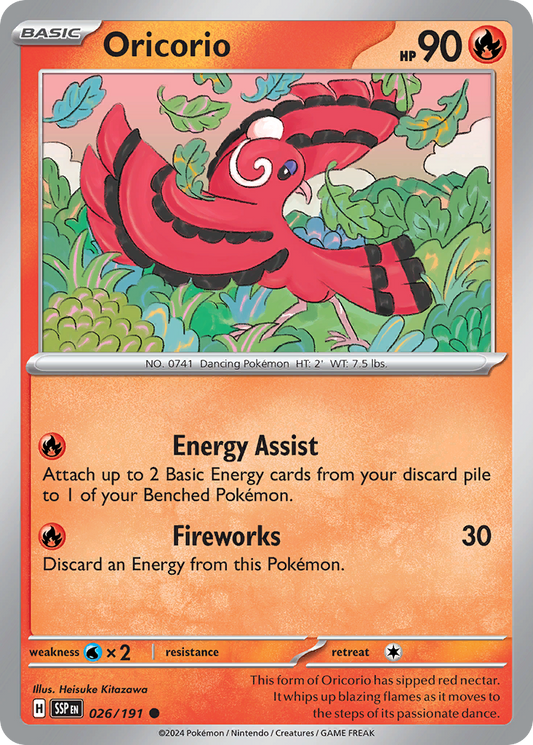 Oricorio - Surging Sparks - 026