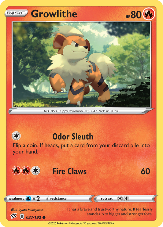Growlithe - Rebel Clash - 027