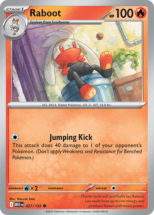 Raboot - Mega Evolution - 027