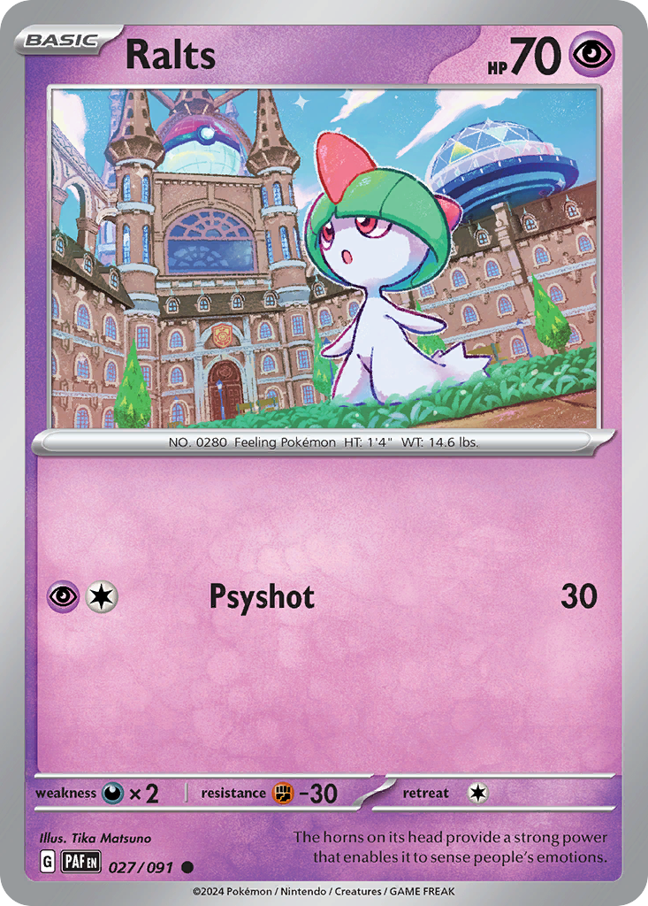 Ralts - Paldean Fates - 027