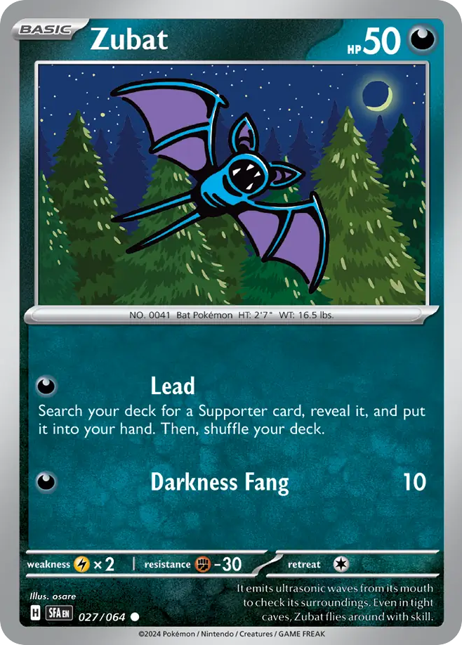 Zubat - Shrouded Fable - 027