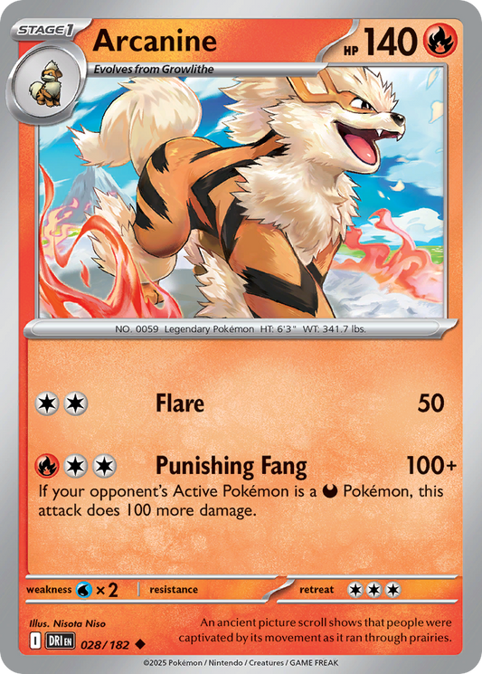 Arcanine - Destined Rivals - 028