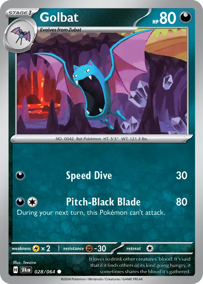 Golbat - Shrouded Fable - 028