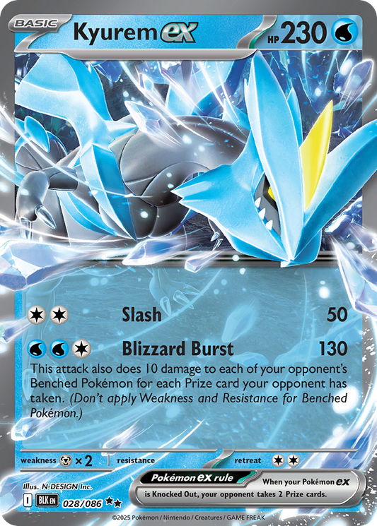 Kyurem ex - Black Bolt - 028