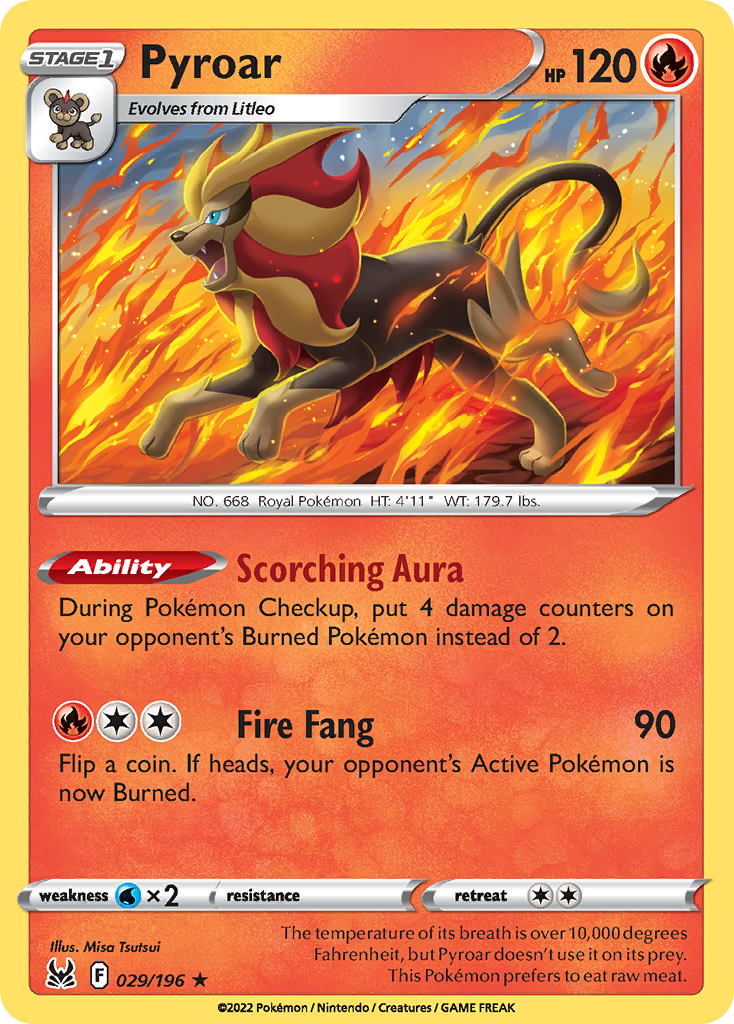 Pyroar - Lost Origin - 029