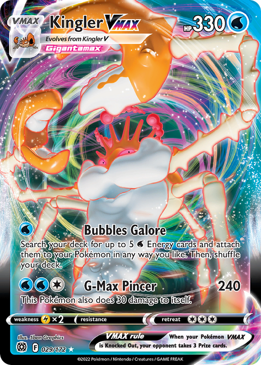 Kingler VMAX - Brilliant Stars - 029