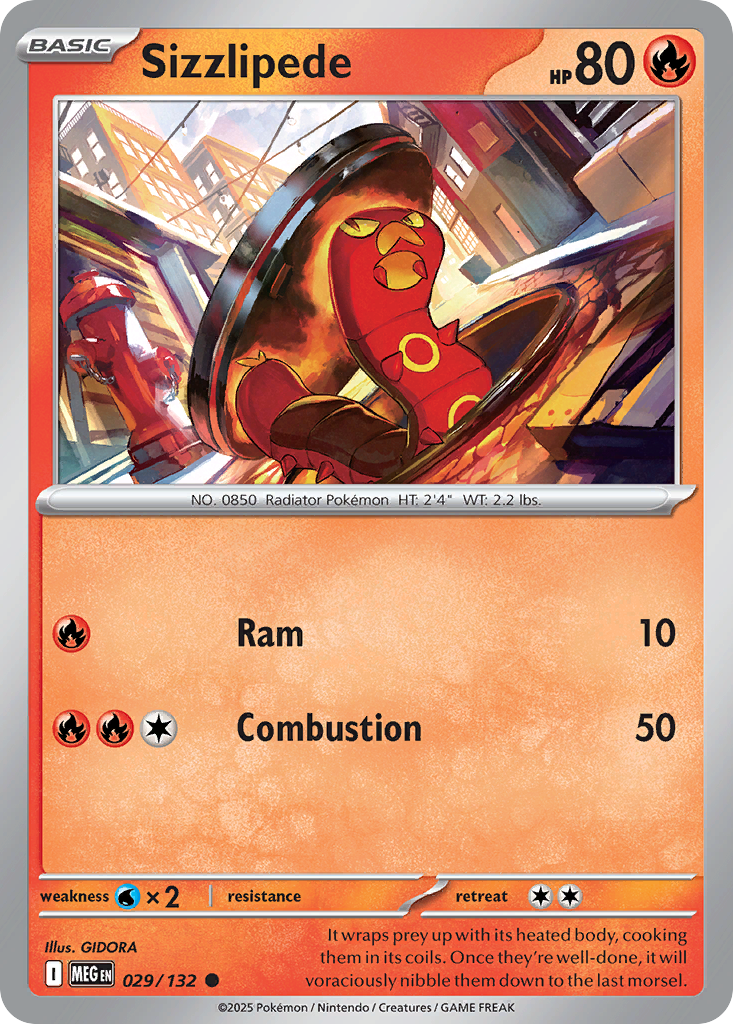 Sizzlipede - Mega Evolution - 029