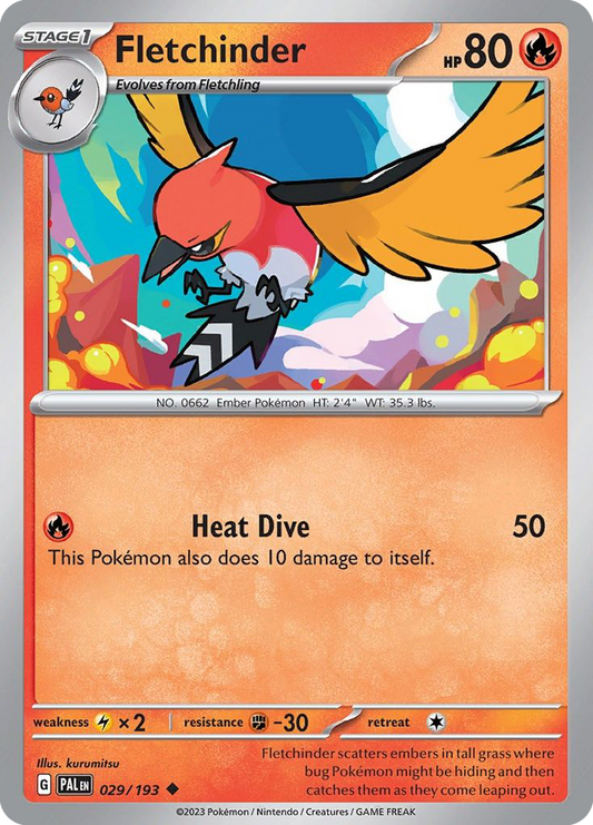 Fletchinder - Paldea Evolved - 029