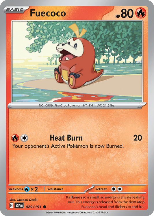Fuecoco - Surging Sparks - 029
