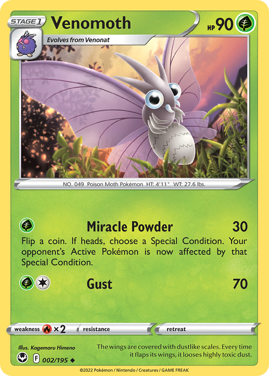 Venomoth - Silver Tempest - 002