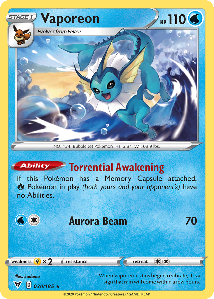 Vaporeon - Vivid Voltage - 030