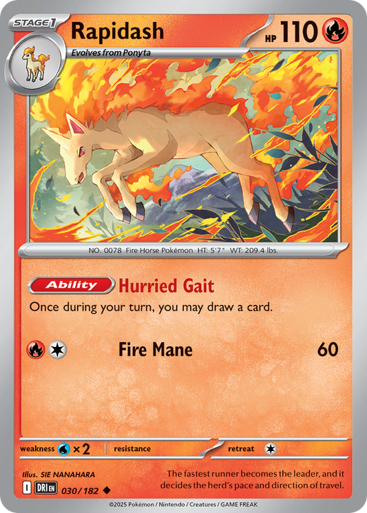 Rapidash - Destined Rivals - 030