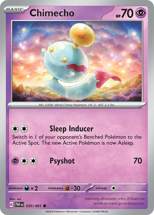Chimecho - Paldean Fates - 030