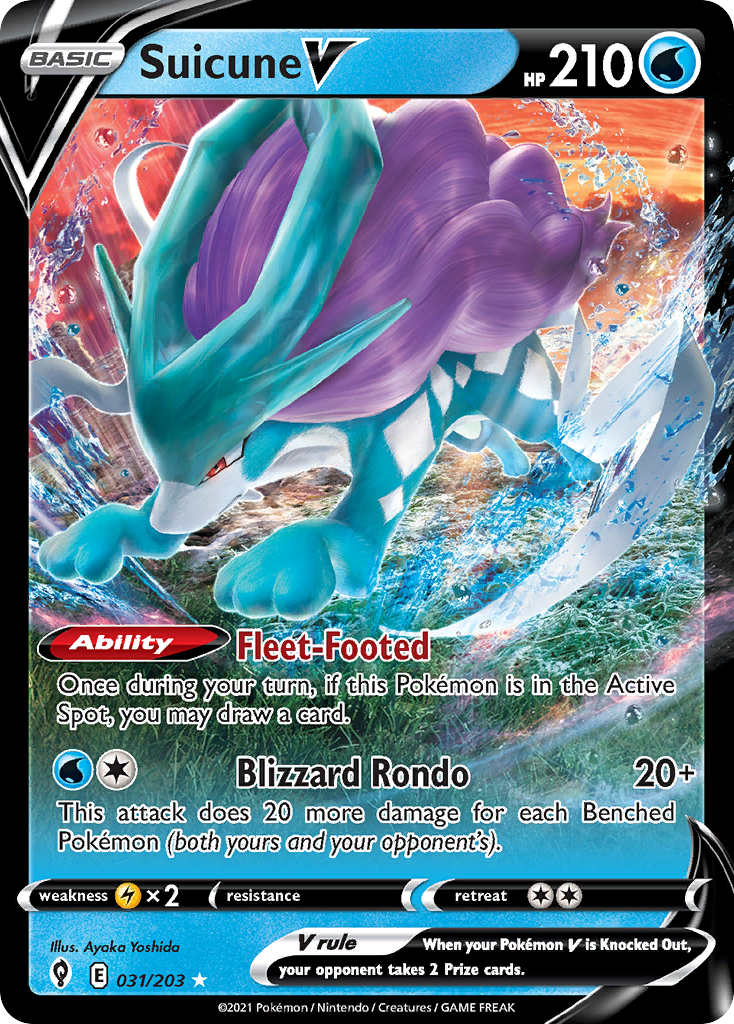 Suicune V - Evolving Skies - 031