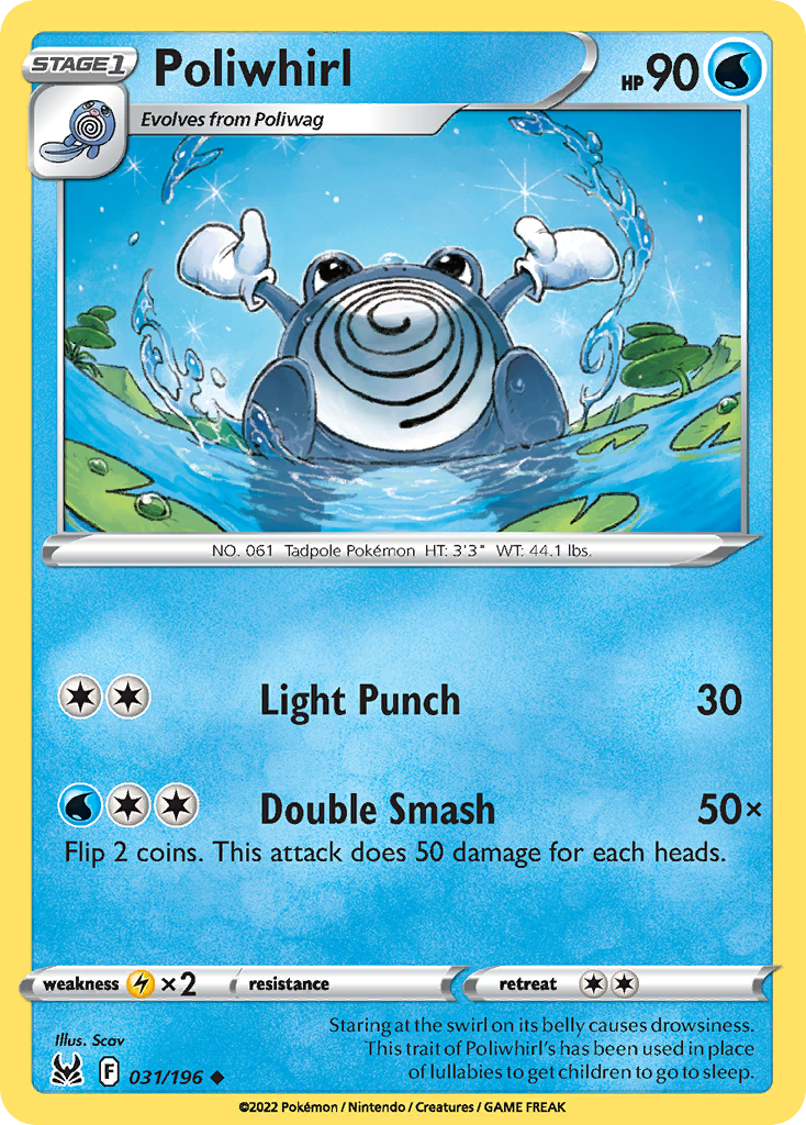 Poliwhirl - Lost Origin - 031