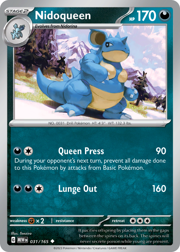 Nidoqueen - 151 - 031