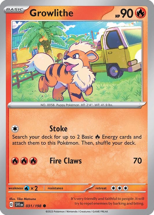Growlithe - Scarlet & Violet - 031