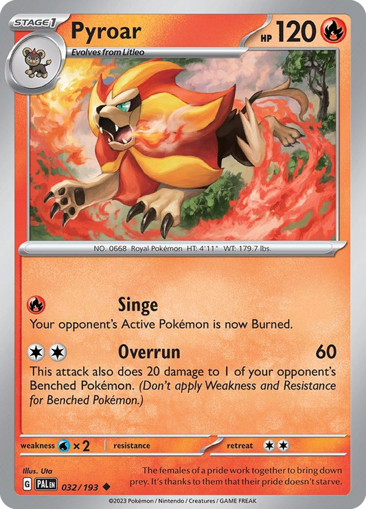 Pyroar - Paldea Evolved - 032