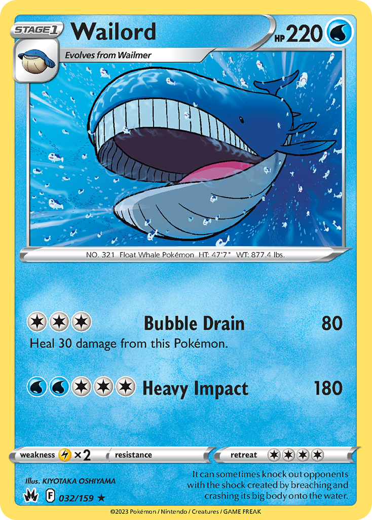 Wailord - Crown Zenith - 032