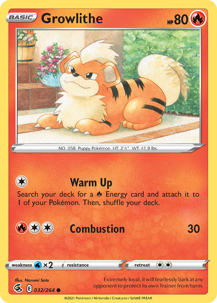Growlithe - Fusion Strike - 032