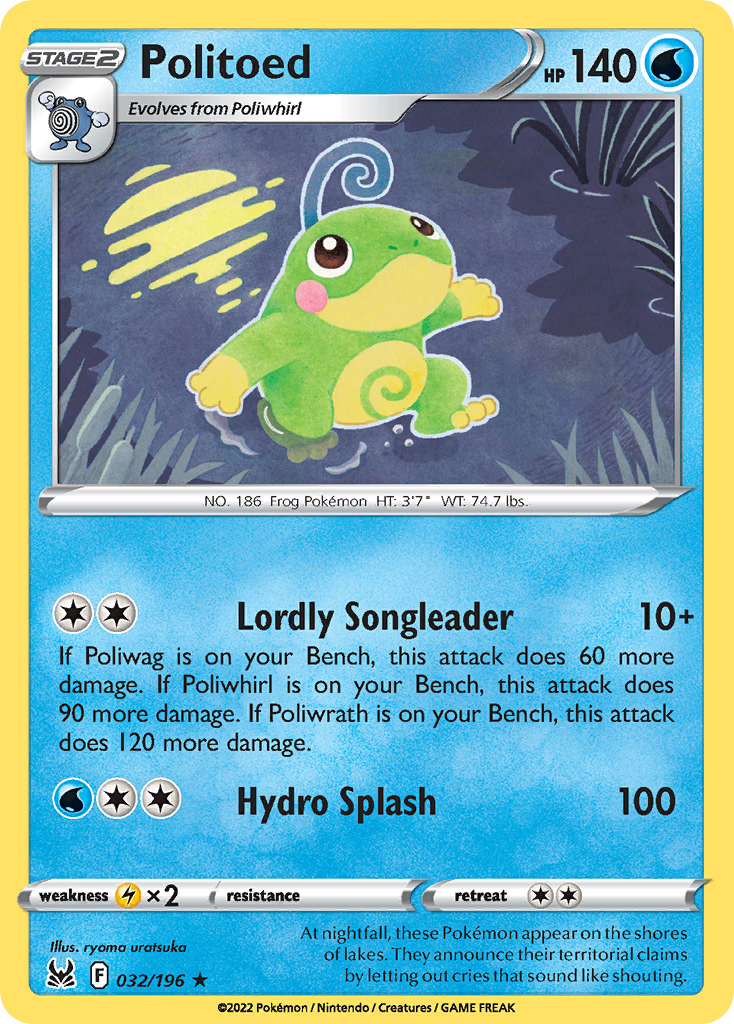 Politoed - Lost Origin - 032