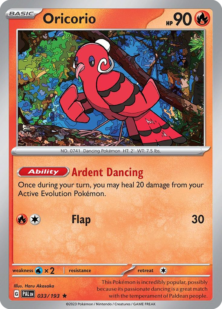 Oricorio - Paldea Evolved - 033