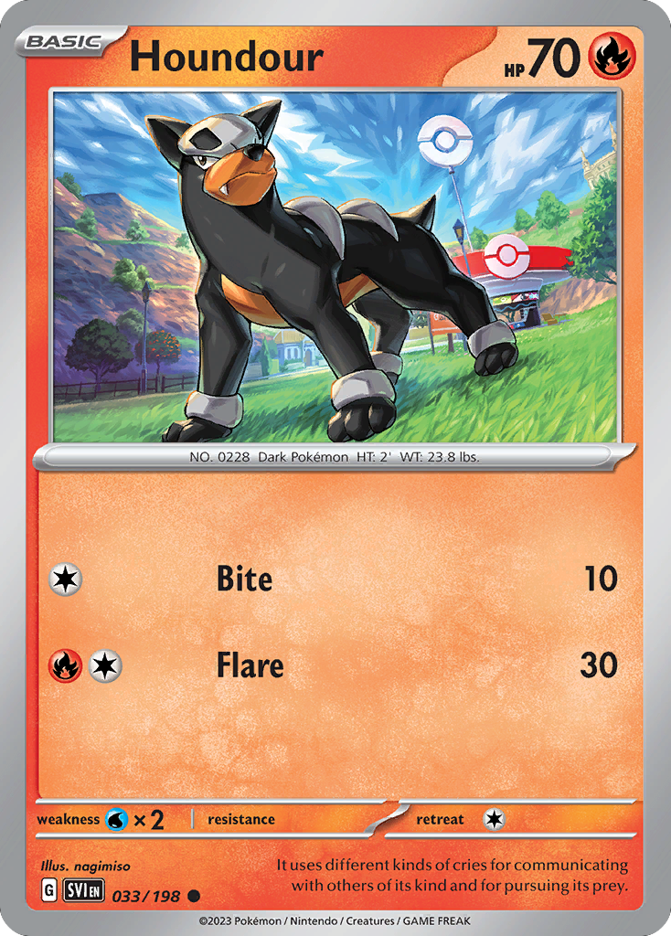 Houndour - Scarlet & Violet - 033