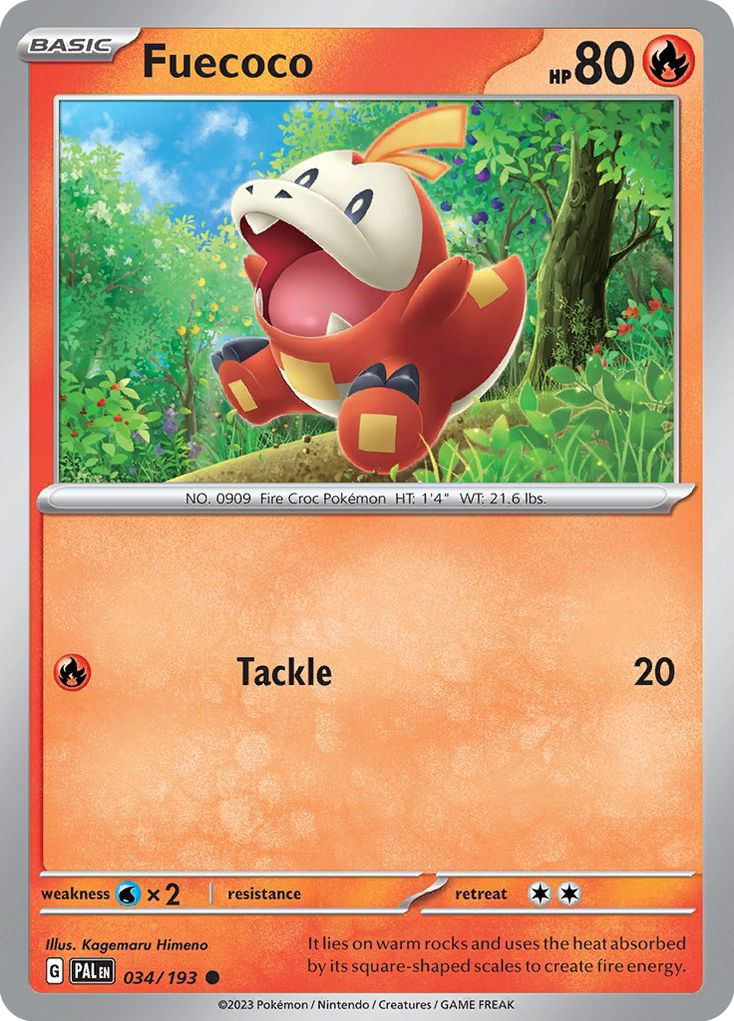 Fuecoco - Paldea Evolved - 034