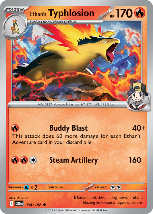 Ethan's Typhlosion - Destined Rivals - 034