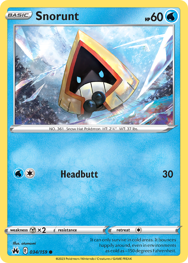 Snorunt - Crown Zenith - 034