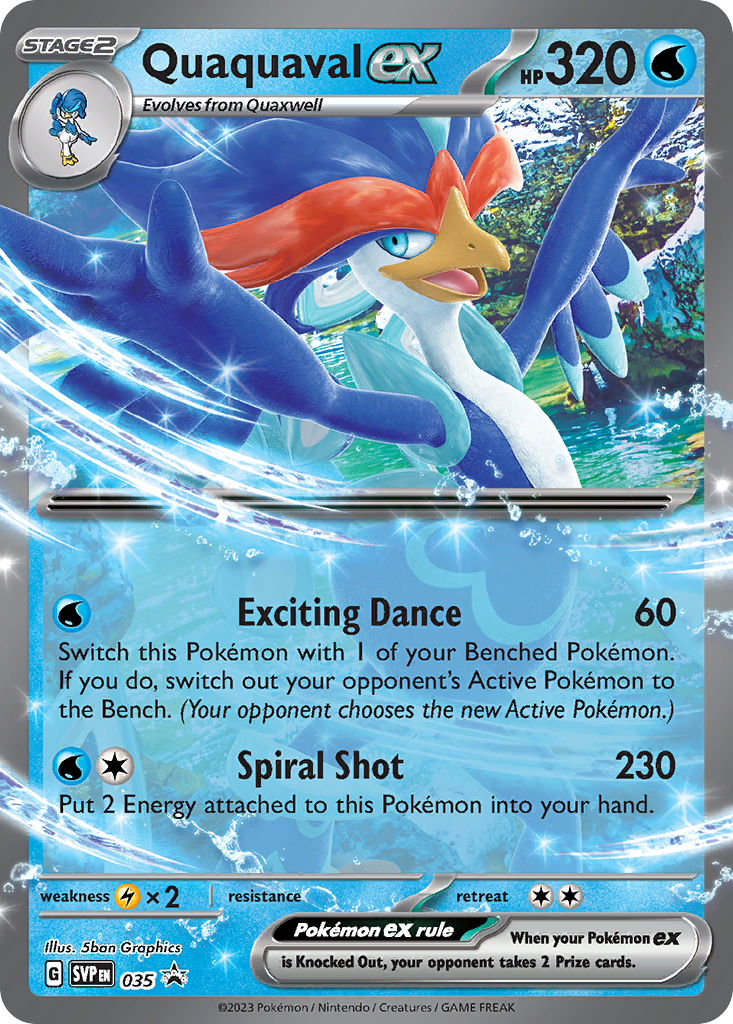 Quaquaval ex - Scarlet & Violet Black Star Promos - 035