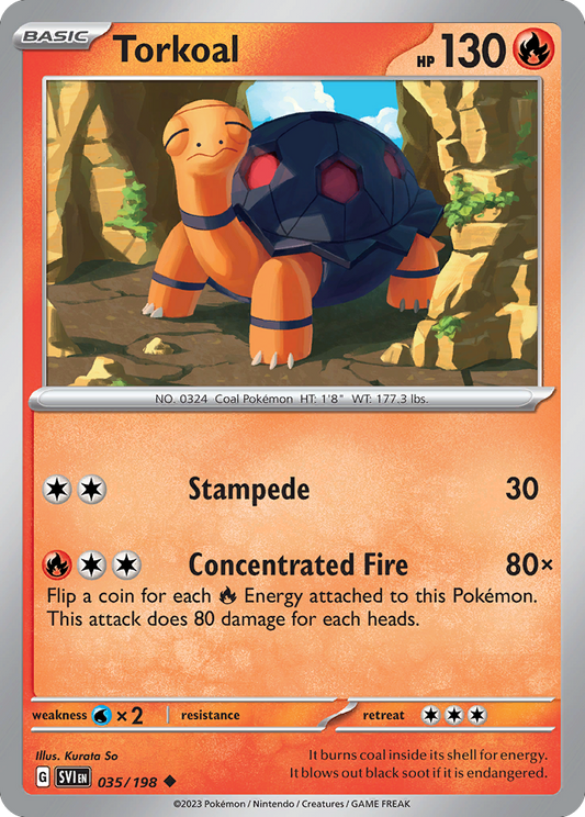 Torkoal - Scarlet & Violet - 035