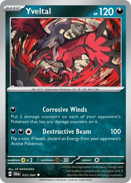 Yveltal - Shrouded Fable - 035
