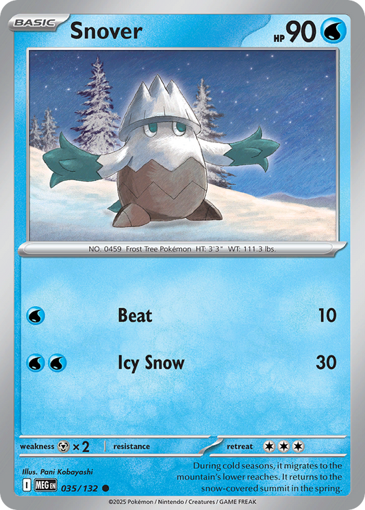 Snover - Mega Evolution - 035