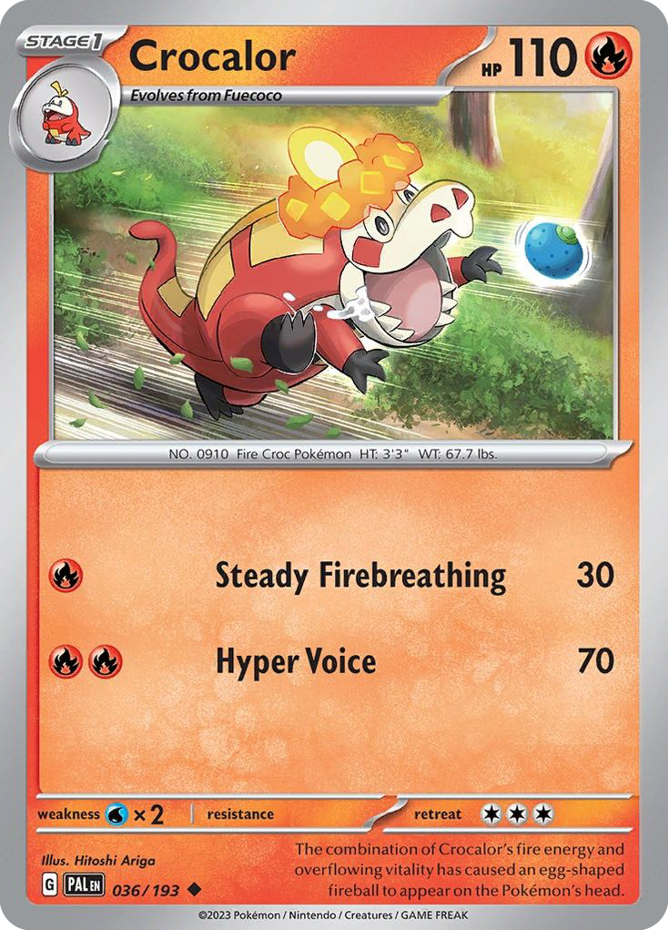 Crocalor - Paldea Evolved - 036