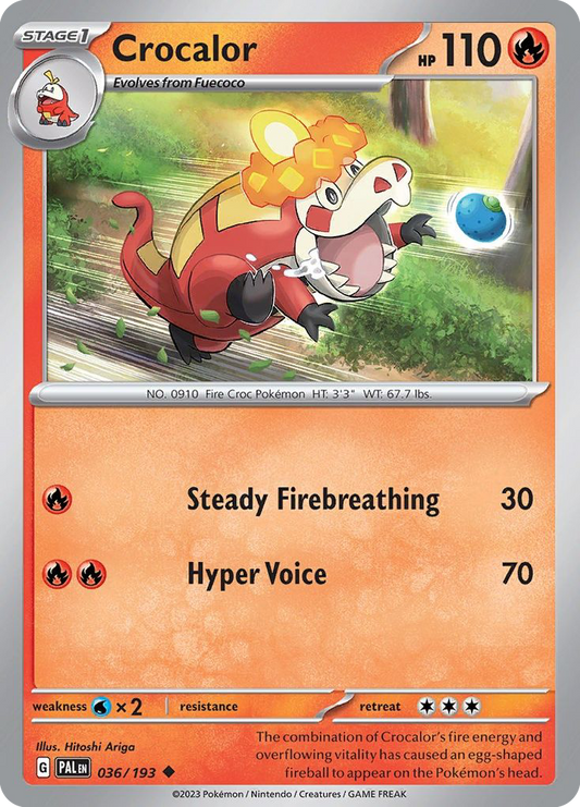 Crocalor - Paldea Evolved - 036