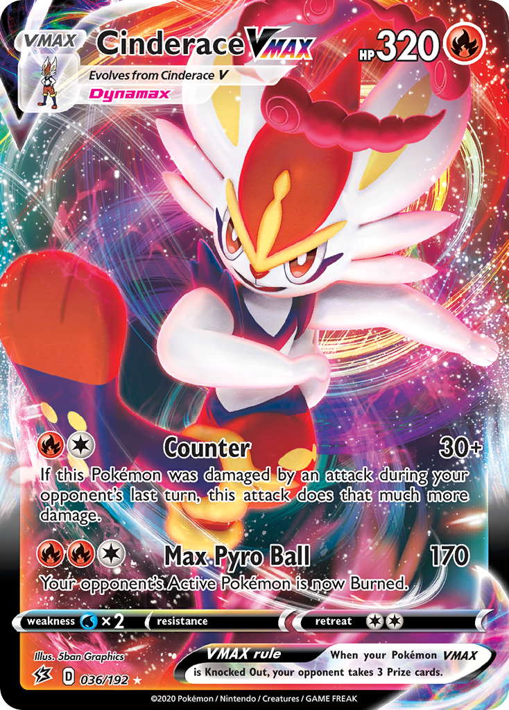 Cinderace VMAX - Rebel Clash - 036