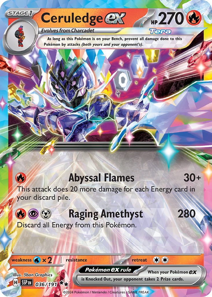 Ceruledge ex - Surging Sparks - 036