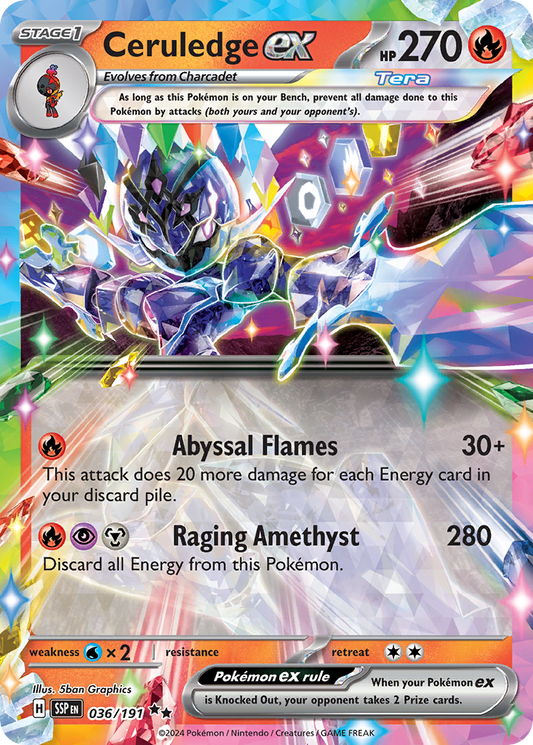 Ceruledge ex - Surging Sparks - 036