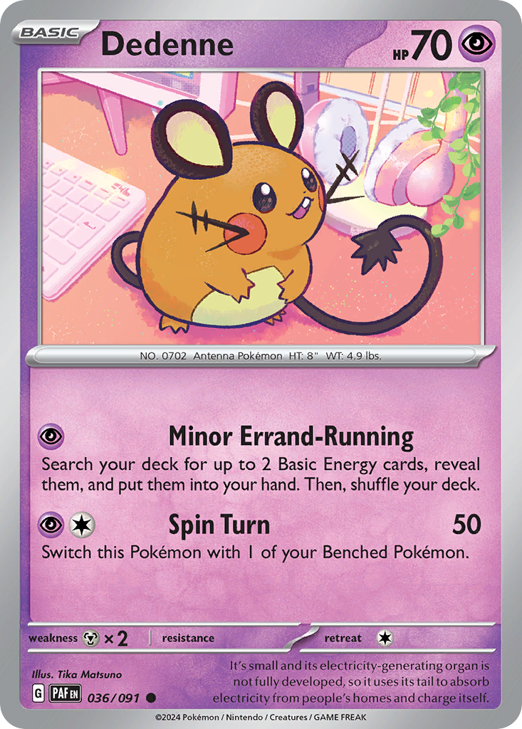 Dedenne - Paldean Fates - 036
