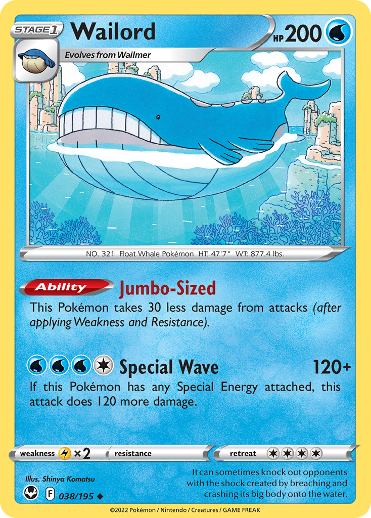 Wailord - Silver Tempest - 038
