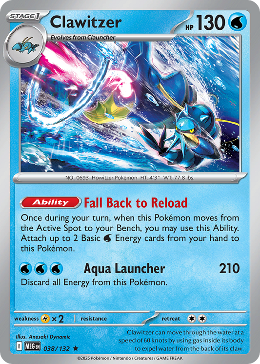 Clawitzer - Mega Evolution - 038